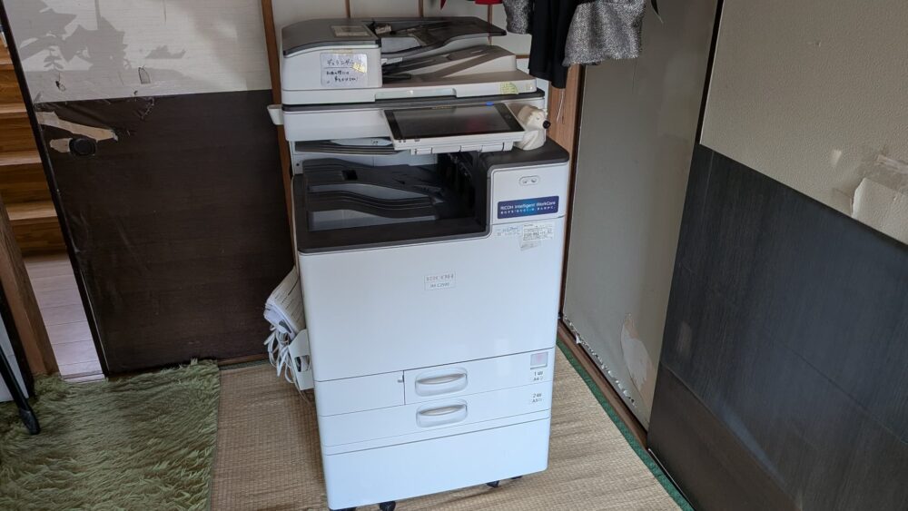 コミュニティスペース本拠地のコピー機