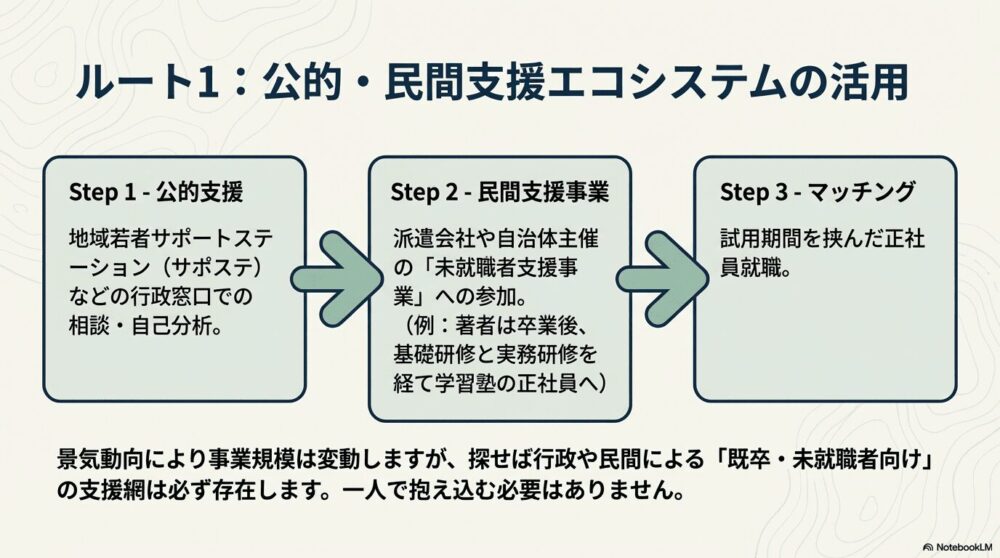 就職が決まらなかったときの救済策