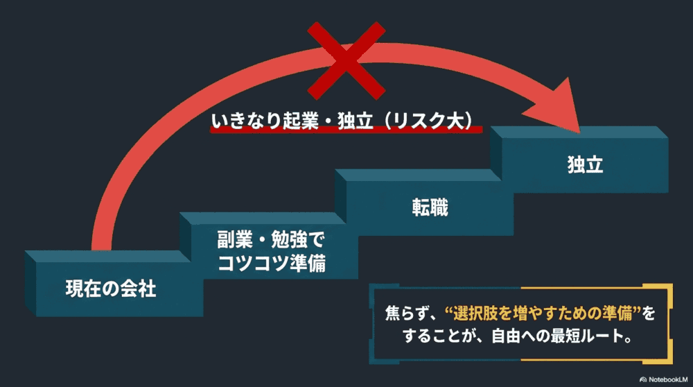いきなり独立・起業はリスクが高い
