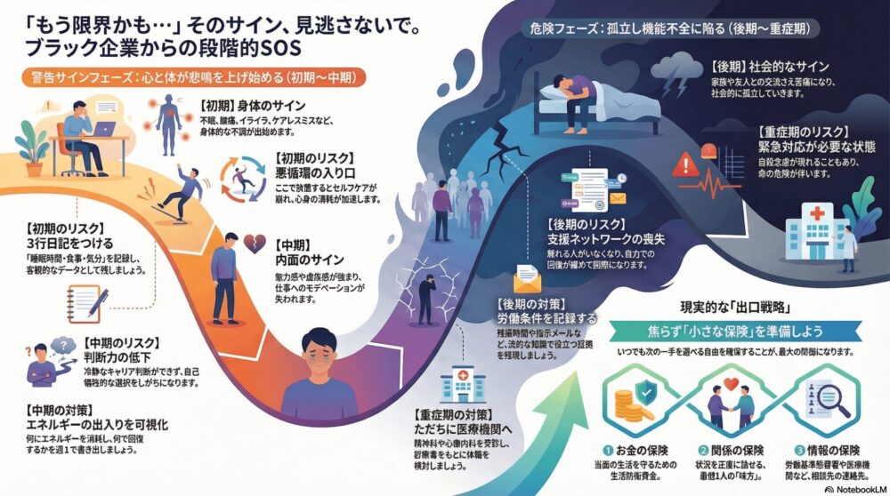 ブラック企業に勤めている人のSOS