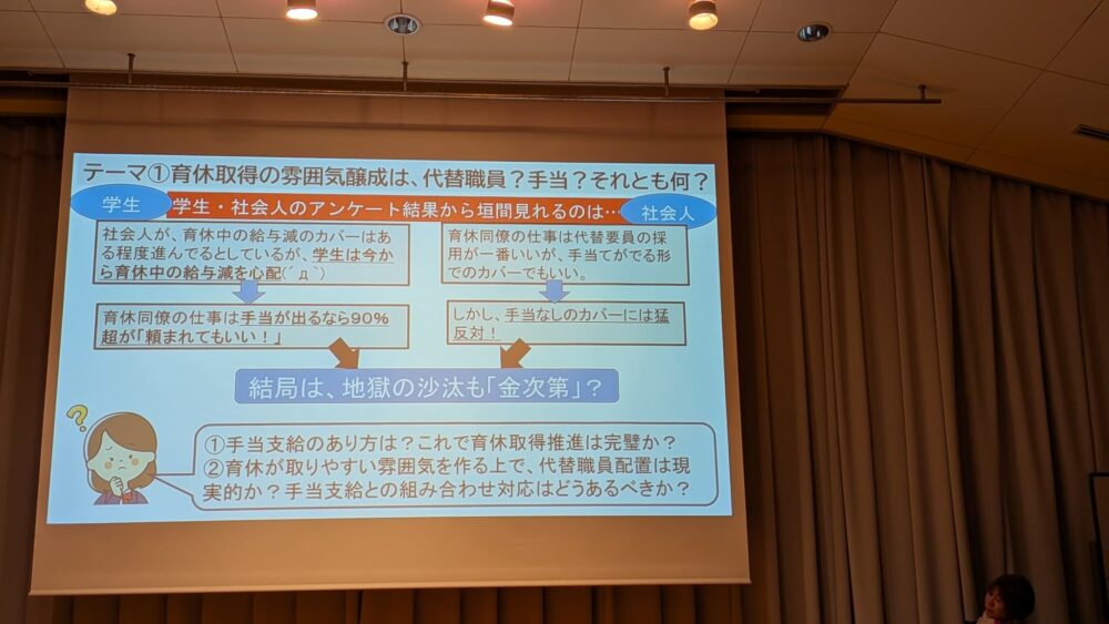 『男性育休！どう進めるか』シンポジウム