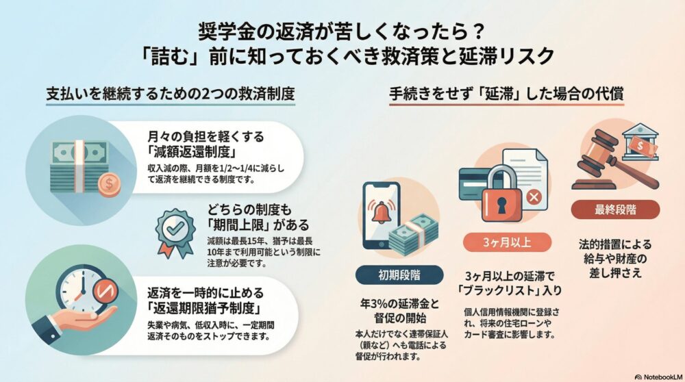 奨学金の返済が苦しくなったら？