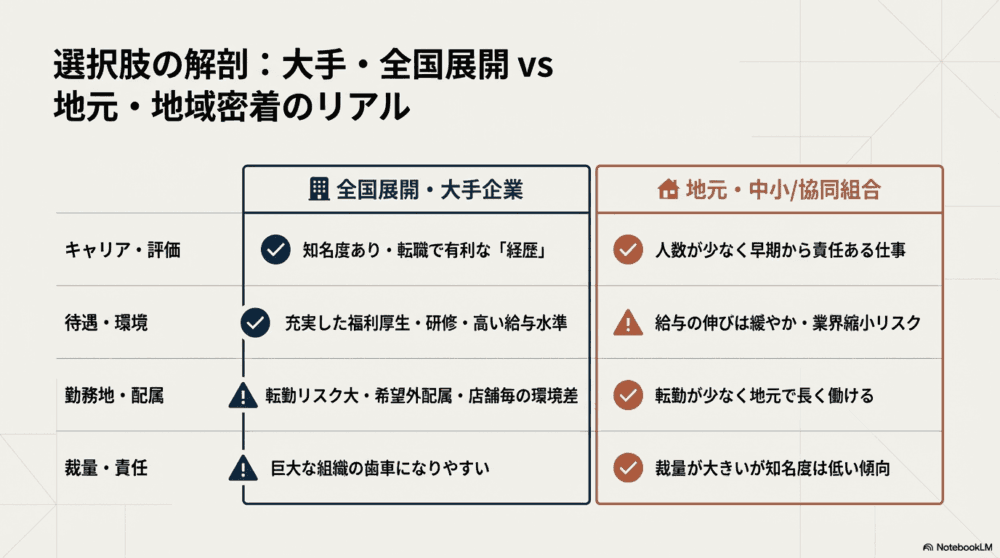 大手企業と地方中小企業、それぞれのリアル