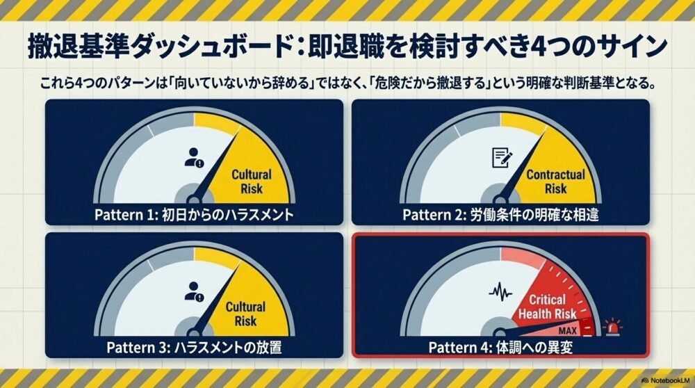 新卒でも「即撤退していい」企業パターン4選