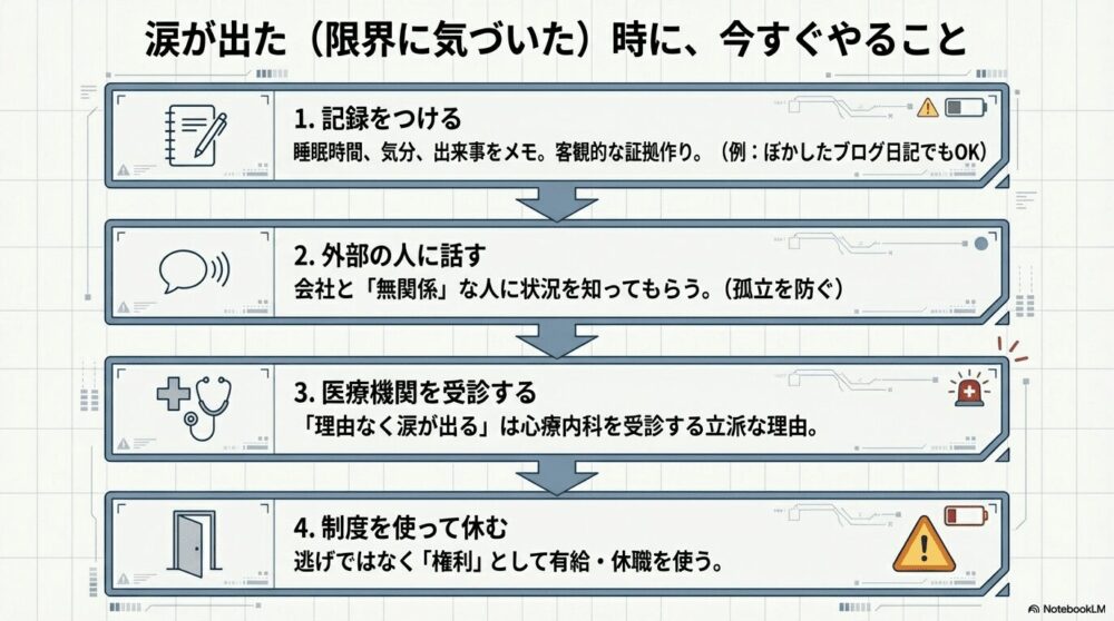 涙が出たときに、今すぐできること