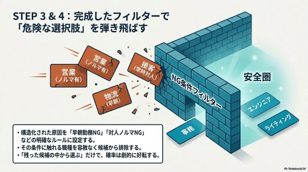 避けるべき仕事の発見