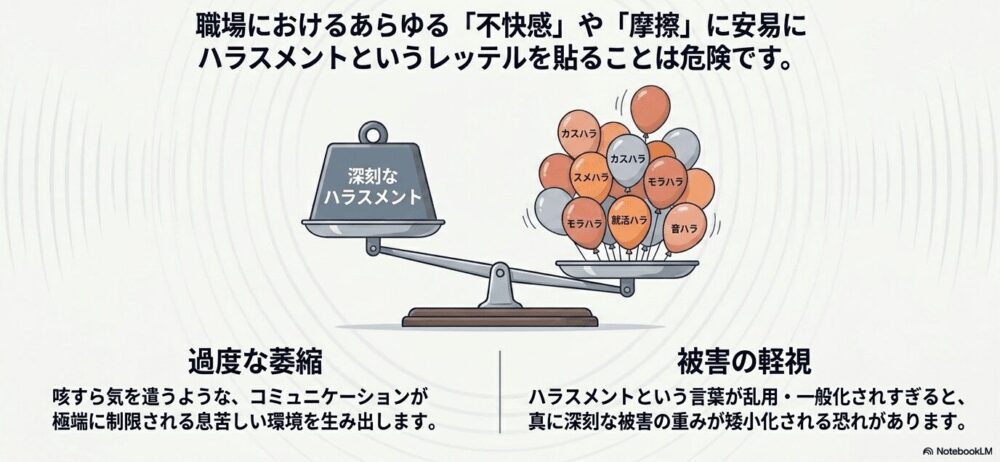 「〇〇ハラ」が増えすぎることのリスク