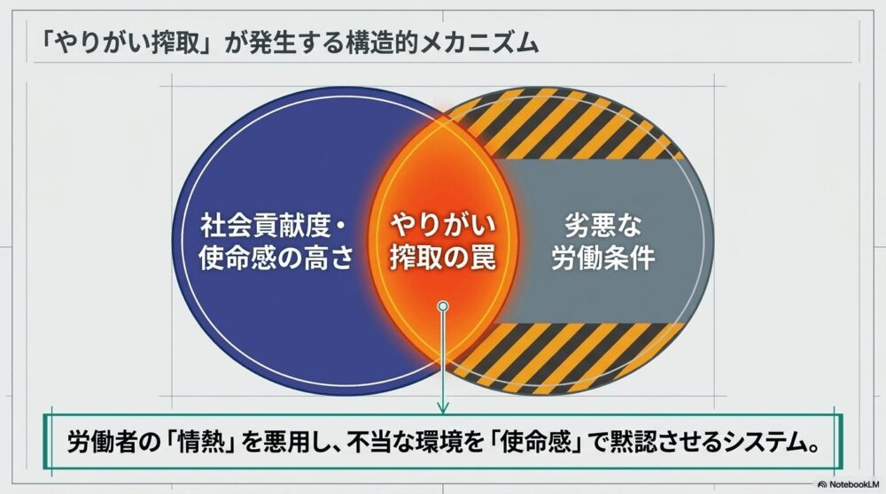 やりがい搾取が起きやすい職種とは